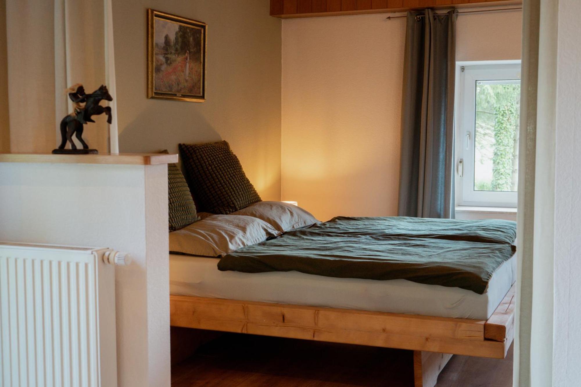 Idyllische Ferienwohnung Im Kalletal Esterno foto