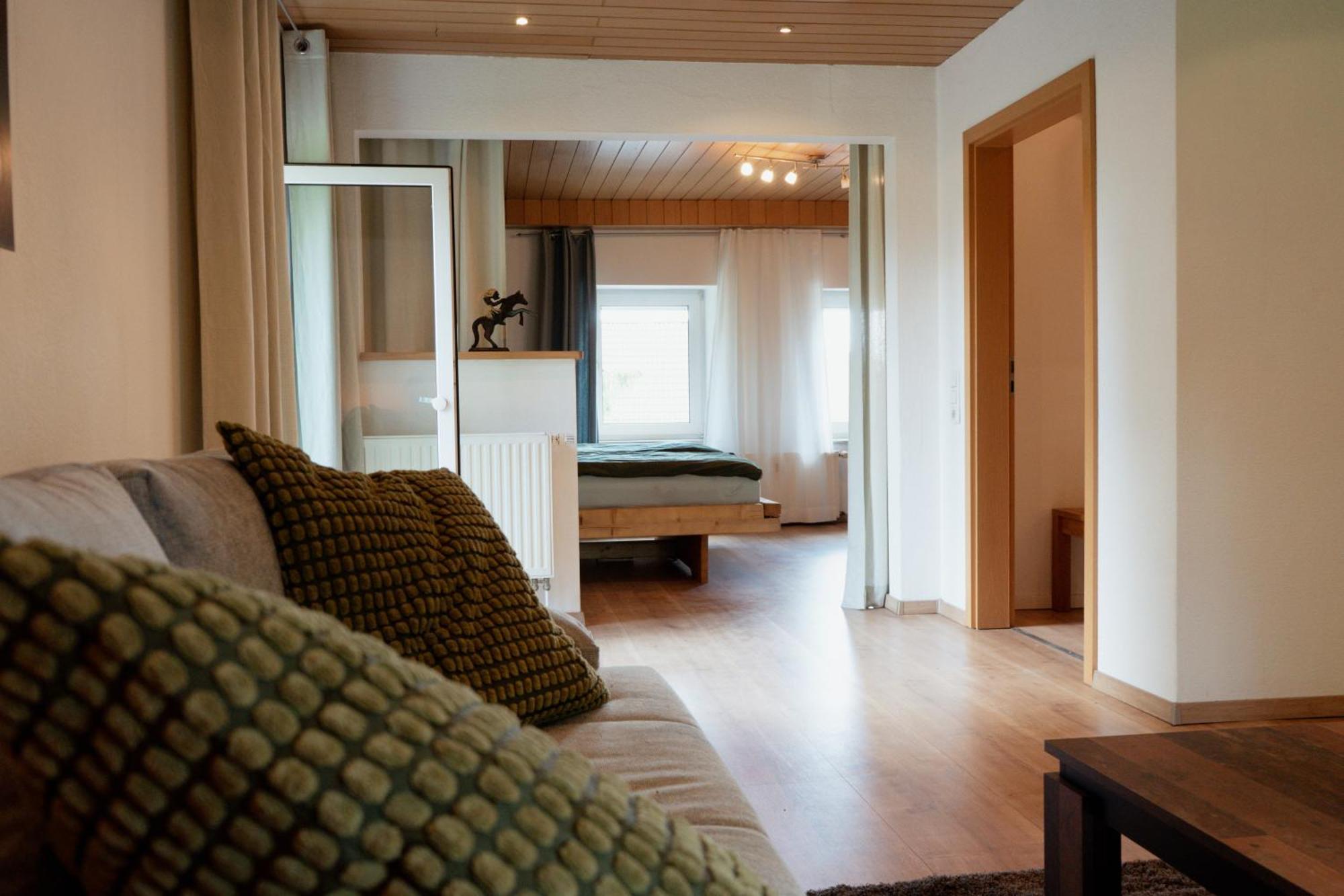 Idyllische Ferienwohnung Im Kalletal Esterno foto