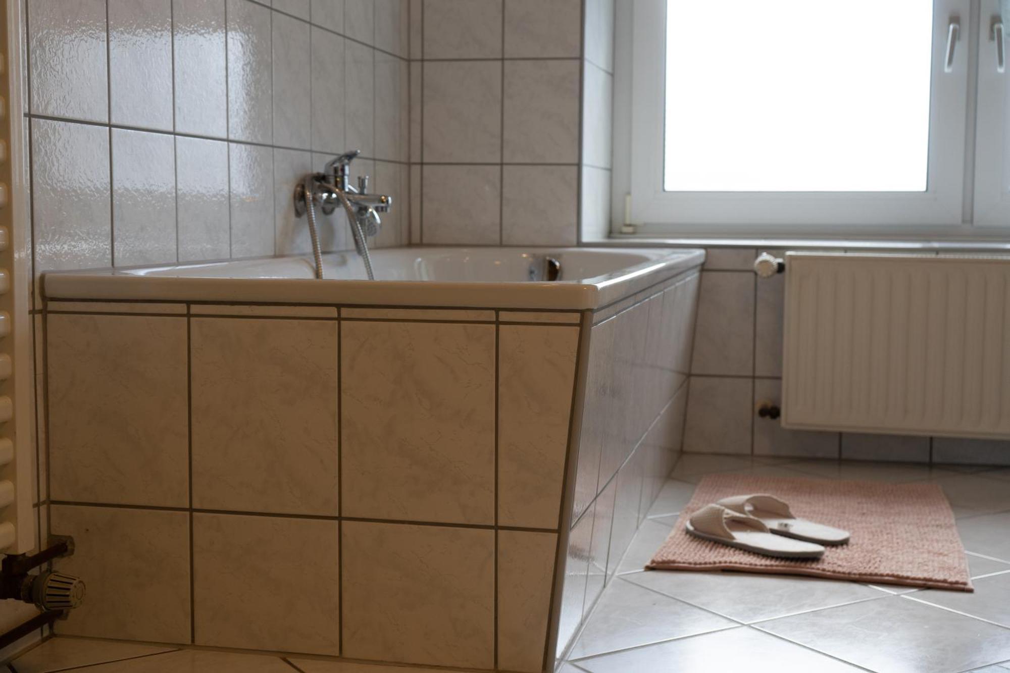 Idyllische Ferienwohnung Im Kalletal Esterno foto