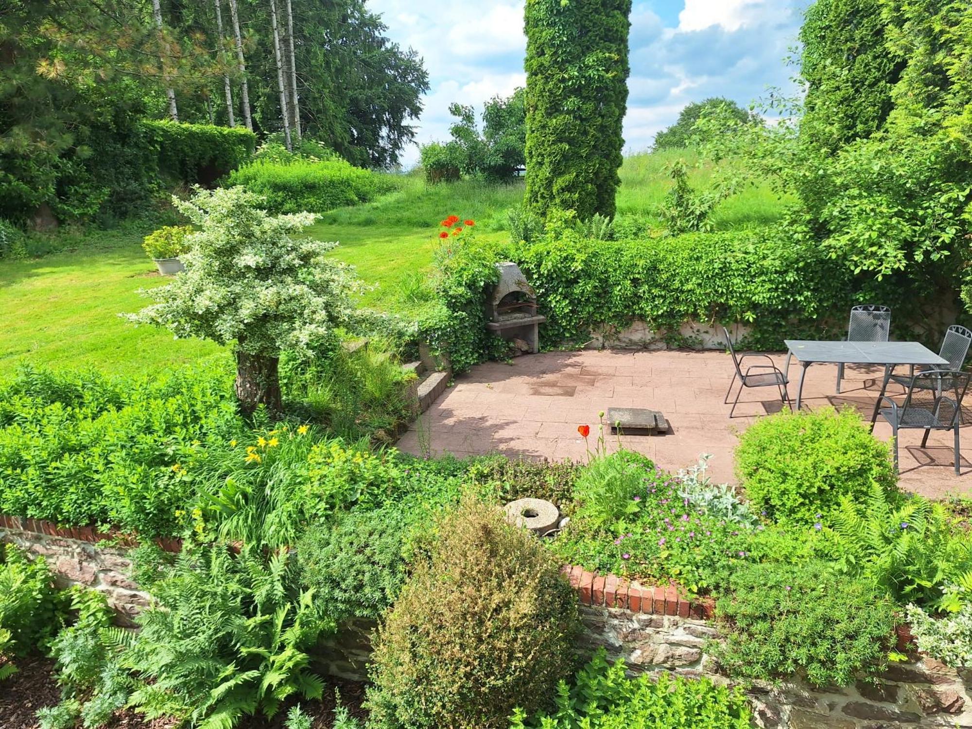 Idyllische Ferienwohnung Im Kalletal Esterno foto